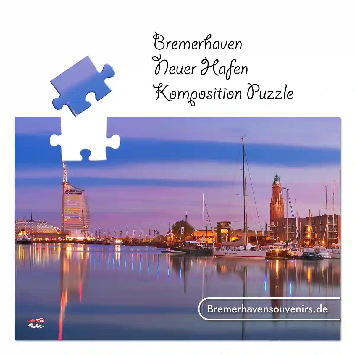 Bremerhaven Neuer Hafen Puzzle – Bild 1