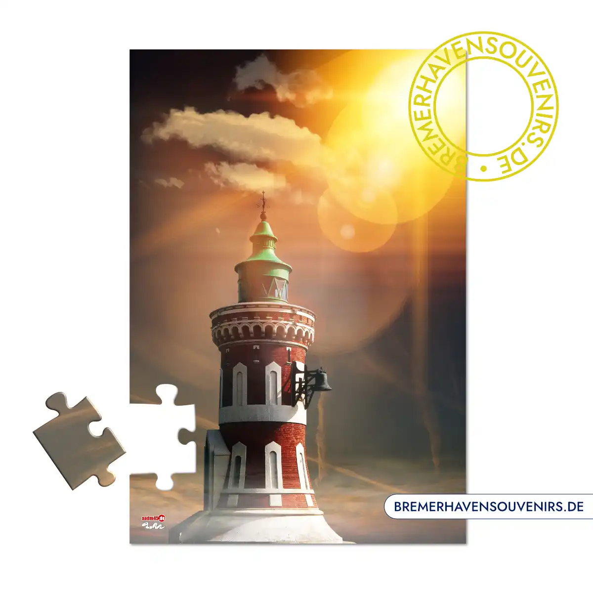Bremerhaven Leuchtturm Pingelturm Puzzle