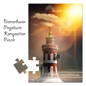 Bremerhaven Leuchtturm Pingelturm Puzzle