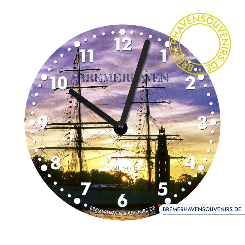 Bremerhaven Neuer Hafen Wanduhr
