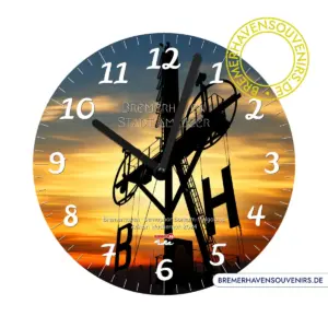 Bremerhaven Semaphor Borkum-Helgoland Uhr