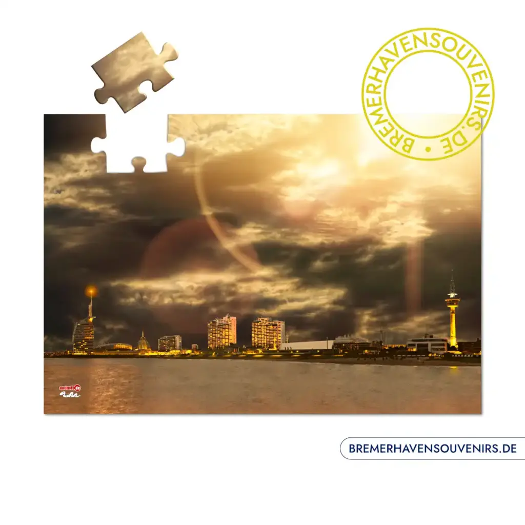 Bremerhaven Mitte Skyline Komposition Puzzle