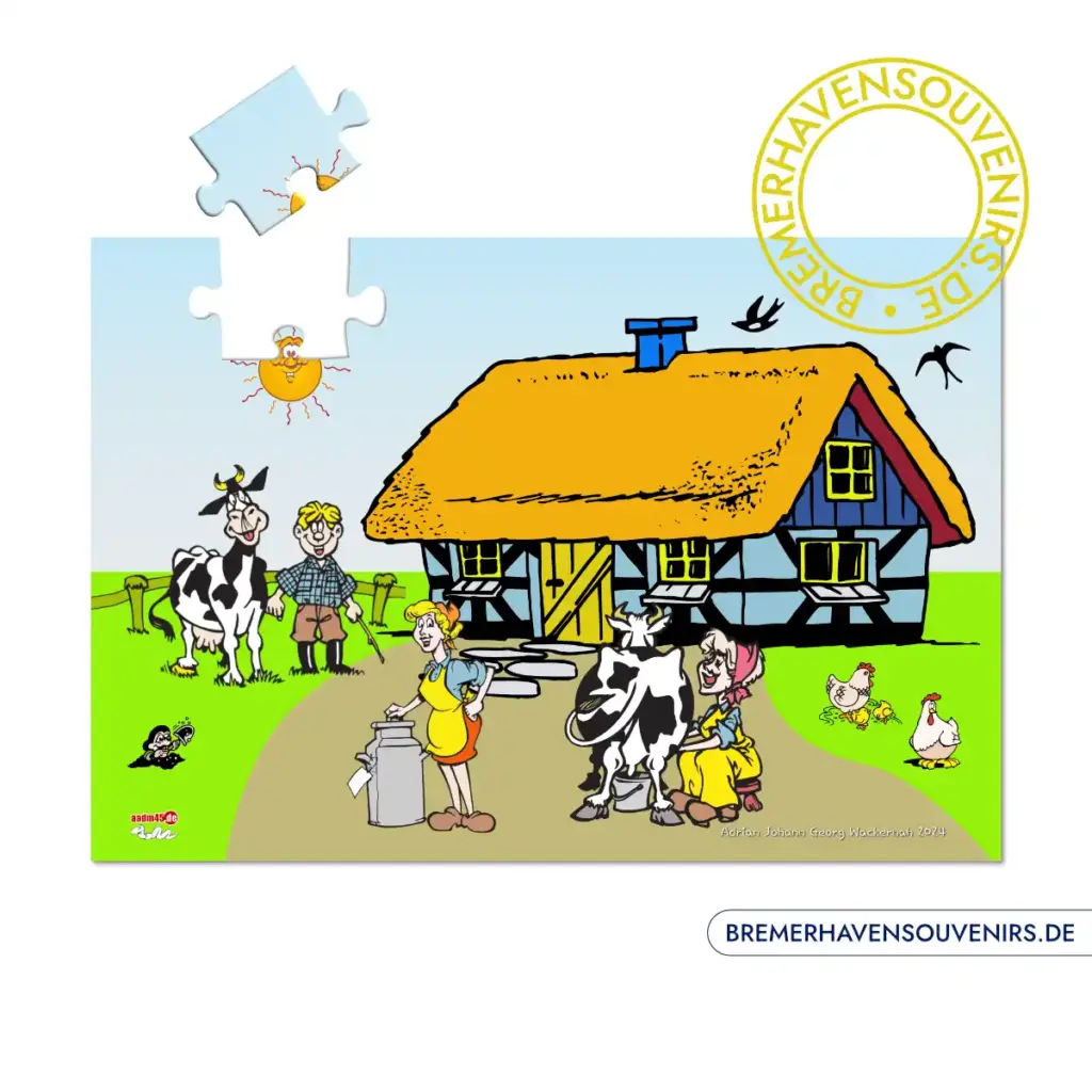 Design Bauernhof Puzzle
