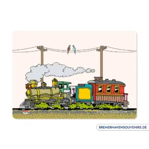 Design Eisenbahn Glasschneidebrett