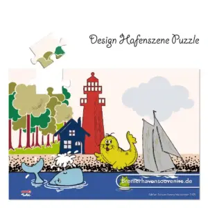 Design Hafenszene Puzzle