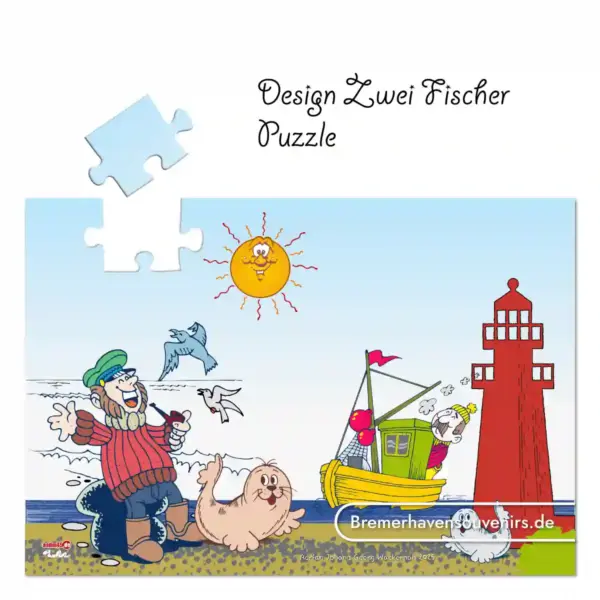 Design Zwei Fischer Puzzle