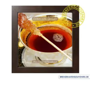 Edition Tee-Genuss Goldtasse Keramikfliese – Bild 2