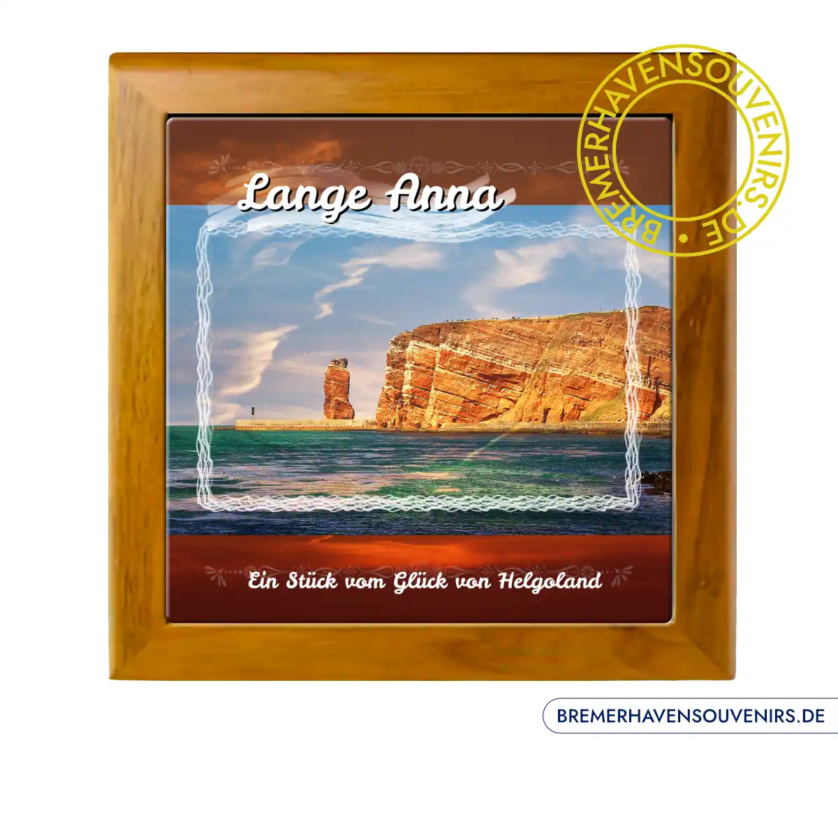 Helgoland Lange Anna Keramikfliese – Bild 2