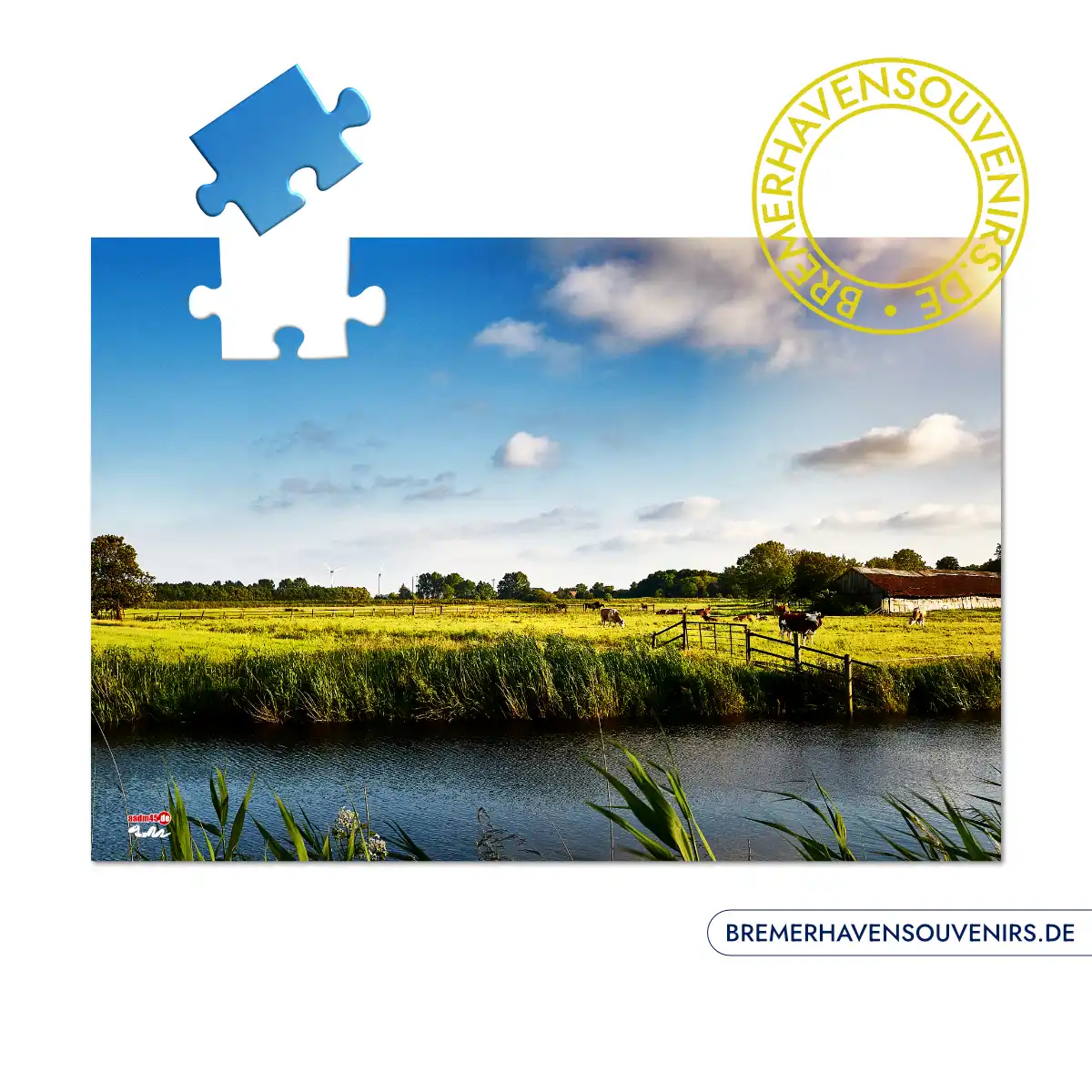 Loxstedt Lune bei der Ziegelei Puzzle