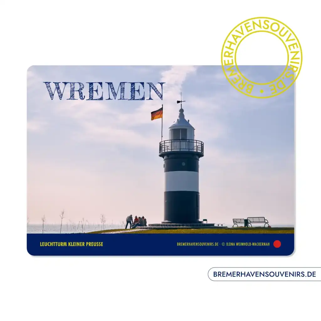 Wremen Leuchtturm Kleiner Preusse Glasschneidebrett