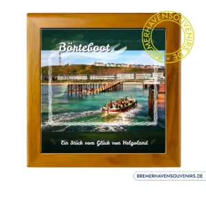 Helgoland Börteboot Keramikfliese – Bild 2